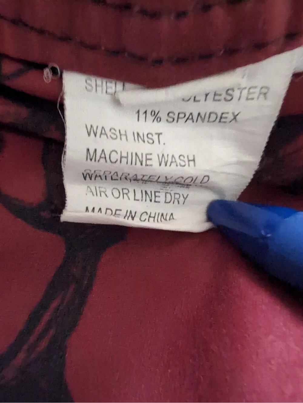 Affliction Board Shorts Skeleton Cross Skull Swim Trunks Red Men's 32(1598)F